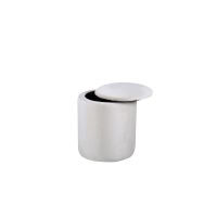 Zara poef - velvet - beige