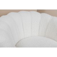 Svea Rano fauteuil - teddy - wit