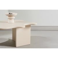 Jensen organische salontafel - 116 x 76 cm - beige