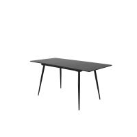 Niva uitschuifbare eettafel - 120/160 x 80 cm - zwart