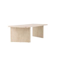 Saverio rechthoekige eettafel - 100 x 240 cm - beige