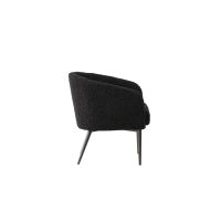 Svea Bianca fauteuil - teddy - zwart
