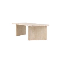 Saverio rechthoekige eettafel - 100 x 240 cm - beige