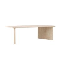 Saverio rechthoekige eettafel - 100 x 240 cm - beige