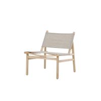 Torres fauteuil - mangohout - naturel/grijs