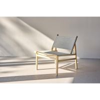 Torres fauteuil - mangohout - naturel/grijs