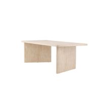 Saverio rechthoekige eettafel - 100 x 240 cm - beige