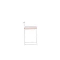 Pano barkruk 58 cm - velvet - beige