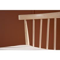 Ugo eetkamerstoel - rubberhout - whitewash