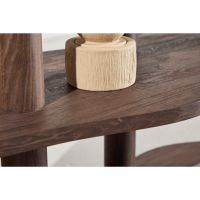 Tanaka organisch wandrek - 75 x 120 cm - mokka