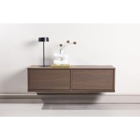 Svea Natalia hangend TV-meubel - 100 cm - mokka