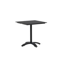 Svea Eduardo vierkante bistrotafel - 70 x 70 cm - zwart