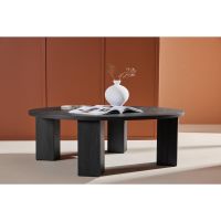 Svea Elettra ronde salontafel - ø120 cm - zwart