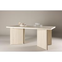 Kiva rechthoekige eettafel - 90 x 180 cm