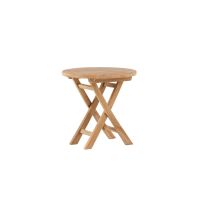 Svea Alina ronde bistrotafel - ø50 cm - teakhout - naturel