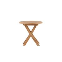 Svea Alina ronde bistrotafel - ø50 cm - teakhout - naturel