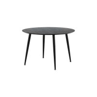 Zuko ronde eettafel - ø115 cm - zwart