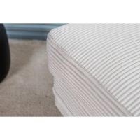 Tess hocker - rib - beige