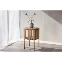 Farouk ronde bijzettafel - ø45 cm - naturel