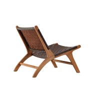 Svea Veno fauteuil - lederlook - bruin