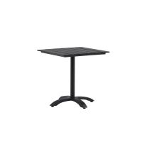 Svea Eduardo vierkante bistrotafel - 70 x 70 cm - zwart