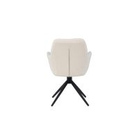 Lucetta eetkamerstoel - boucle - wit