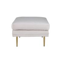 Tess hocker - rib - beige