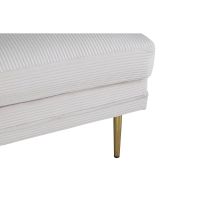 Tess hocker - rib - beige