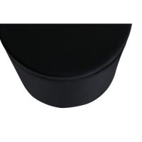 Blaze poef - velvet - zwart