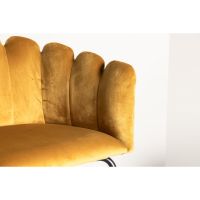 Svea Mahlim eetkamerstoel - met armleuning - geel