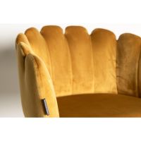 Svea Mahlim eetkamerstoel - met armleuning - geel