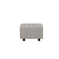 Sol hocker - boucle - lichtgrijs