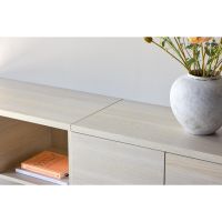 Niko hangend tv-meubel - whitewash