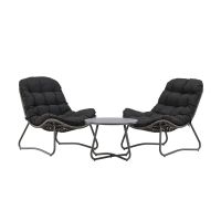 Svea Mustafa loungeset - grijs/zwart