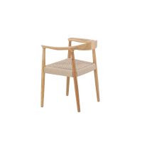 Svea López eetkamerstoel - rubberhout en touw