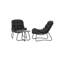 Svea Mustafa loungeset - grijs/zwart