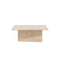 Sergio salontafel - 100 x 120 - travertin look