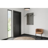 Arusha kapstok haak - 10,5 cm - zwart