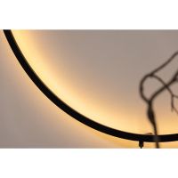 Mira ronde wandlamp - ø 100 cm - zwart