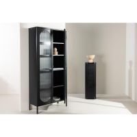 Svea Mila vitrinekast - 80 x 180 cm - zwart