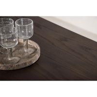 Svea Seko deens ovale eettafel - 220 x 100 cm - mokka