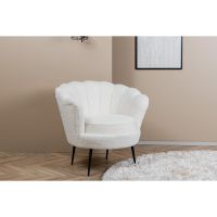 Svea Rano fauteuil - teddy - wit