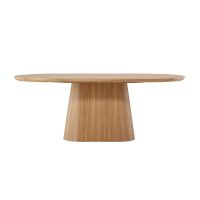 Tiziano ovale eettafel - 90 x 200 cm - naturel