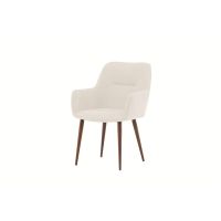 Svea Keira eetkamerstoel - linnenlook - beige