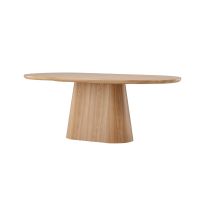 Tiziano ovale eettafel - 90 x 200 cm - naturel
