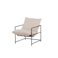 Mera fauteuil - linnen - beige