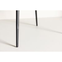 Mahlim eetkamerstoel - met armleuning - zwart