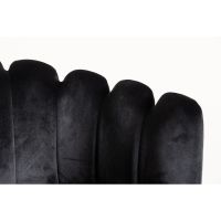 Mahlim eetkamerstoel - met armleuning - zwart