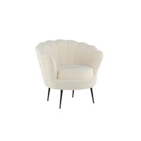 Svea Rano fauteuil - teddy - wit