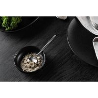 Ivan loungestoel - zwart- rattan